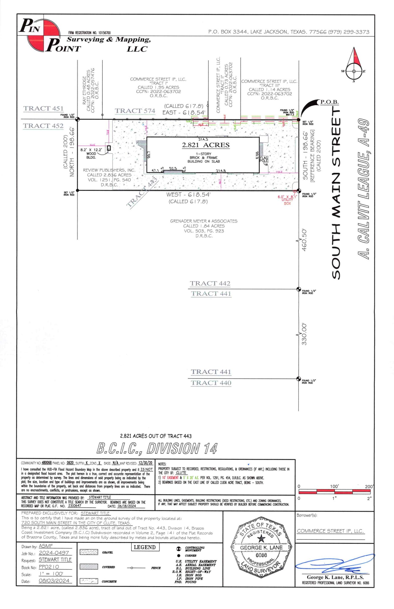 720 S Main St, Clute, TX à louer Plan de site– Image 1 sur 1