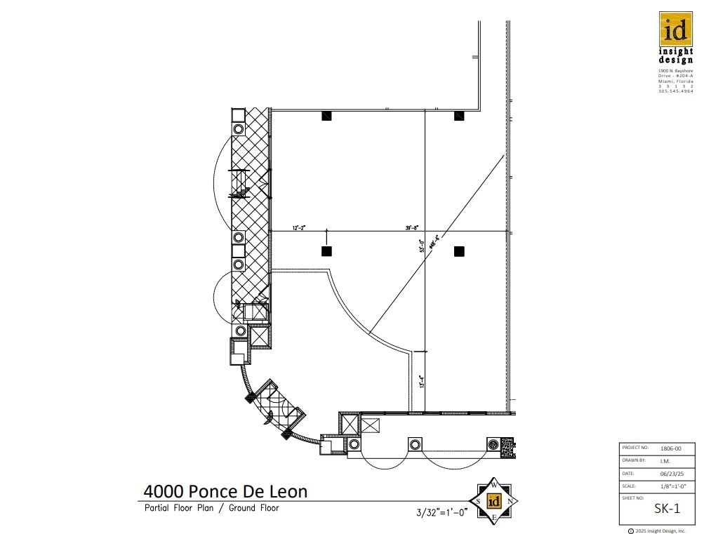 4000 Ponce de Leon Blvd, Coral Gables, FL à louer Plan d’étage– Image 1 sur 1