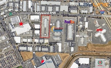 2348 Industrial Pky W, Hayward, CA - VUE AÉRIENNE  vue de carte