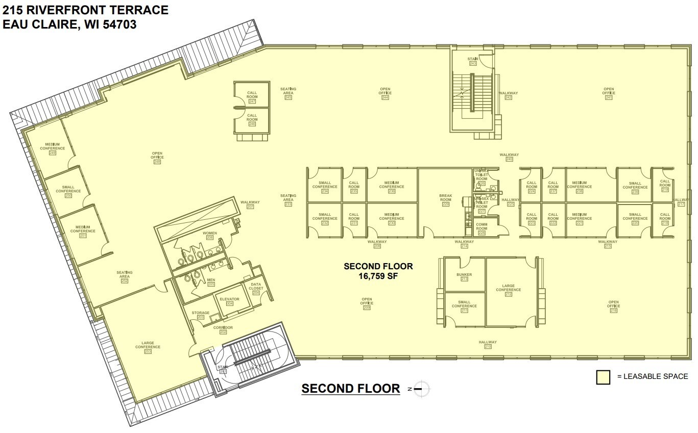215 Riverfront Ter, Eau Claire, WI à louer Plan d’étage– Image 1 sur 8