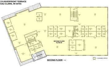 215 Riverfront Ter, Eau Claire, WI à louer Plan d’étage– Image 1 sur 8