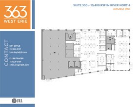 363 W Erie St, Chicago, IL à louer Plan d’étage– Image 1 sur 1