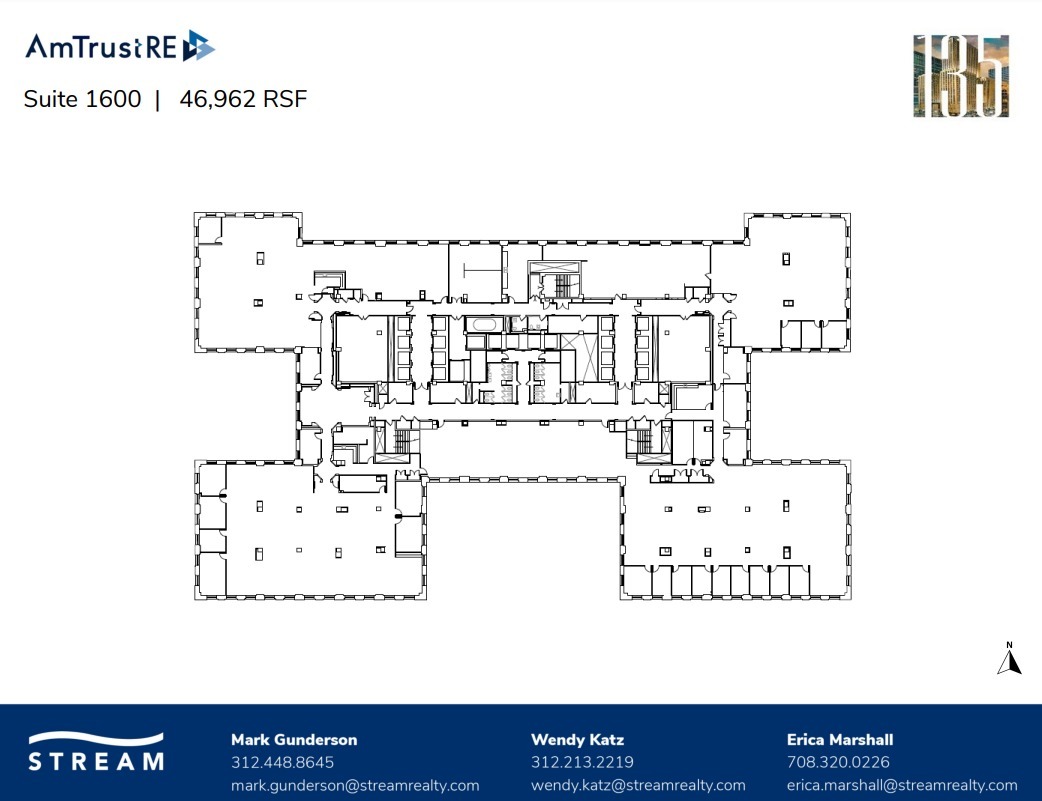 135 S LaSalle St, Chicago, IL à louer Plan d’étage– Image 1 sur 1