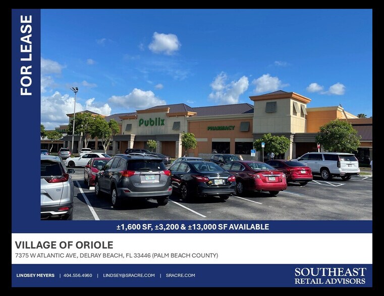 7375-7431 W Atlantic Ave, Delray Beach, FL à louer - Photo de l’immeuble – Image 1 sur 8