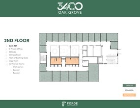 3400 Oak Grove Ave, Dallas, TX à louer Plan de site– Image 2 sur 5