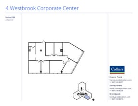 4 Westbrook Corporate Ctr, Westchester, IL à louer Plan d’étage– Image 1 sur 1