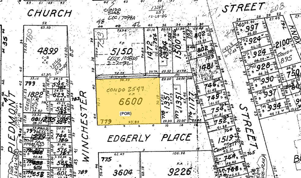 6 Edgerly Pl, Boston, MA à vendre - Plan cadastral – Image 3 sur 14