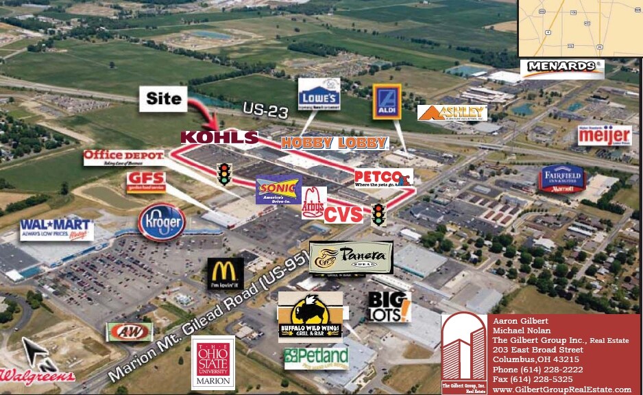 130-142 McMahan Blvd, Marion, OH à louer - Aérien – Image 3 sur 14