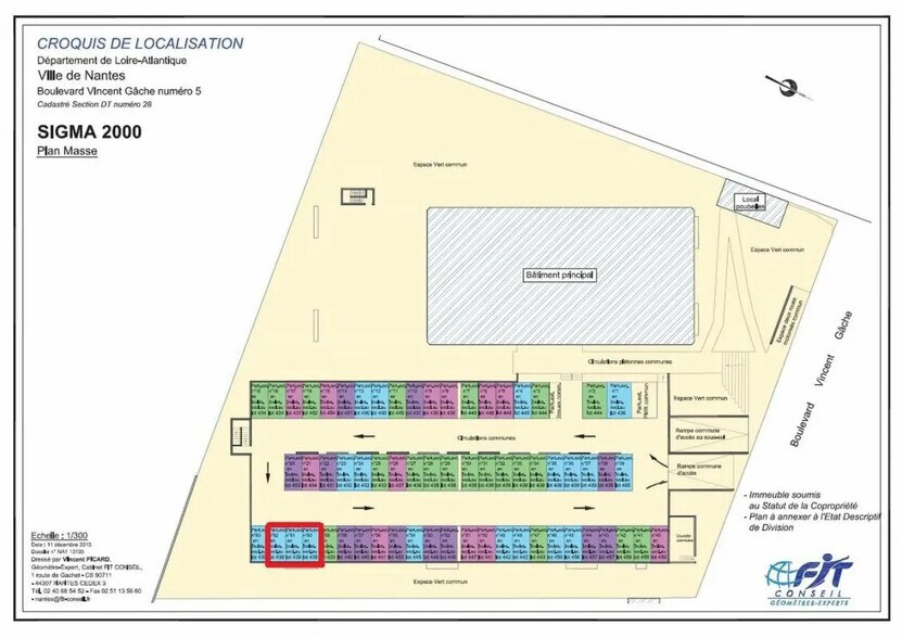 Bureau dans Nantes à louer - Plan de site – Image 3 sur 4