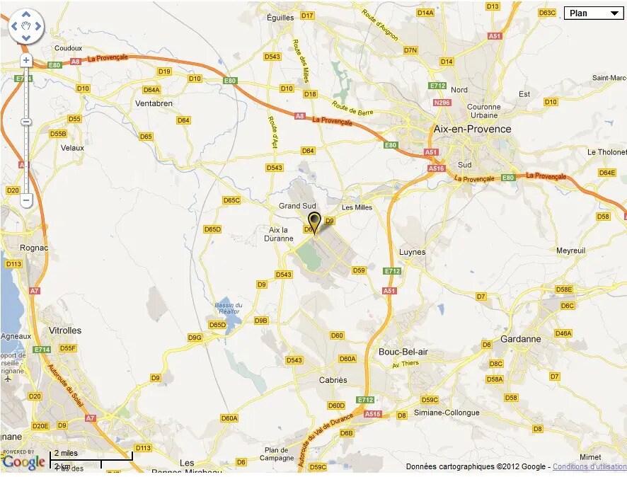 Bureau dans Aix-en-Provence à louer Plan d’étage– Image 1 sur 2