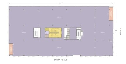 640 S Santa Fe Ave, Los Angeles, CA à louer Plan d’étage– Image 1 sur 1