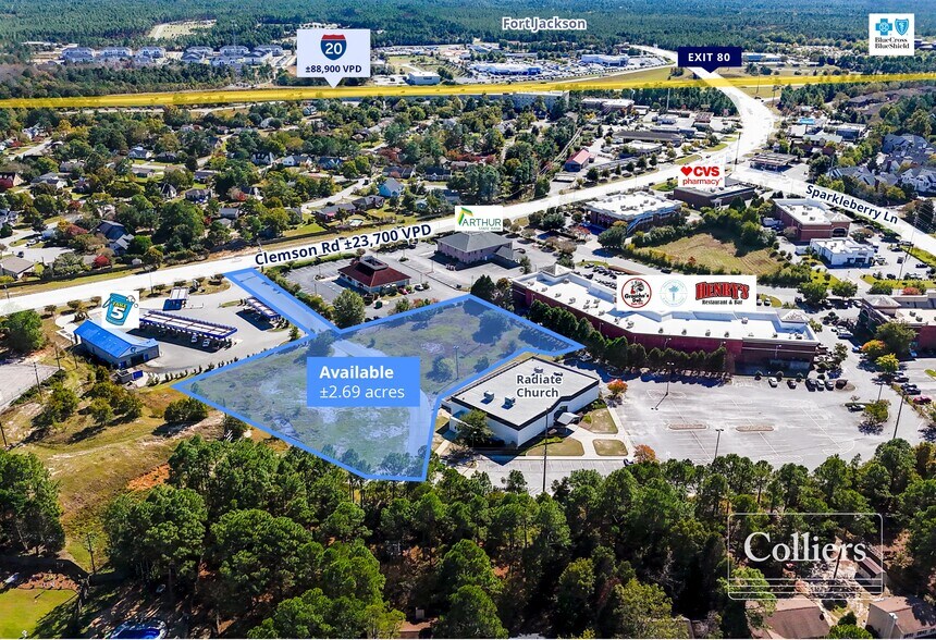 161 Clemson Rd, Columbia, SC à louer - Photo de l’immeuble – Image 2 sur 4