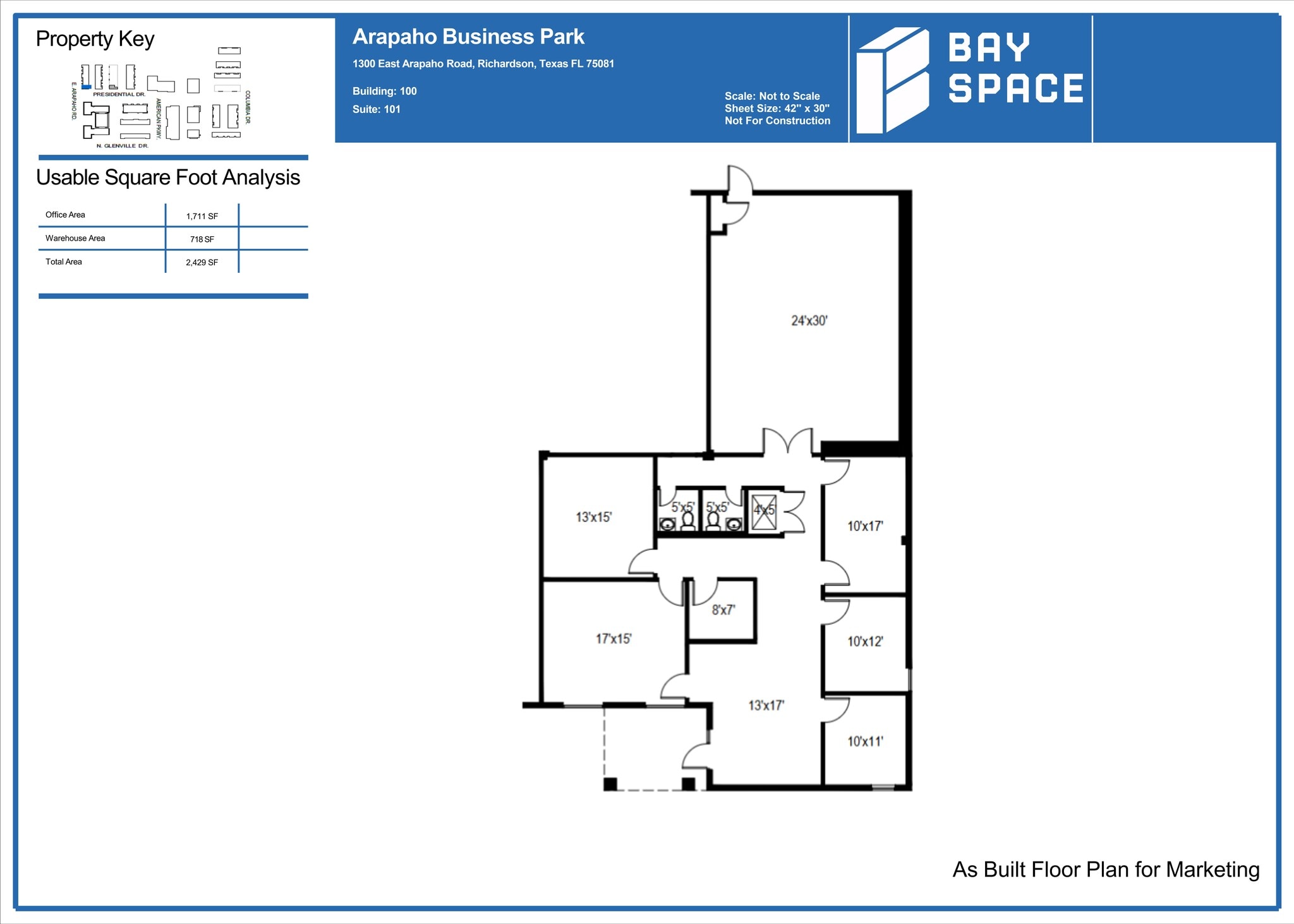 1202 E Arapaho Rd, Richardson, TX à louer Plan de site– Image 1 sur 1