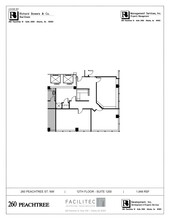 260-270 Peachtree St NW, Atlanta, GA à louer Plan de site– Image 2 sur 2