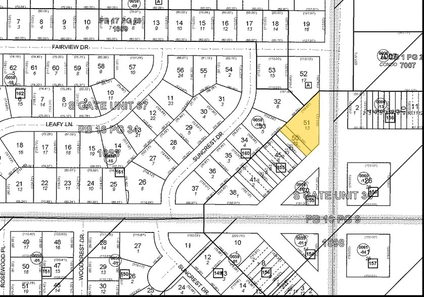 3593-3599 Webber St, Sarasota, FL à louer - Plan cadastral – Image 2 sur 7