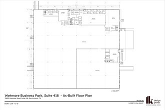 12625 Wetmore Rd, San Antonio, TX à louer Plan d’étage– Image 1 sur 1