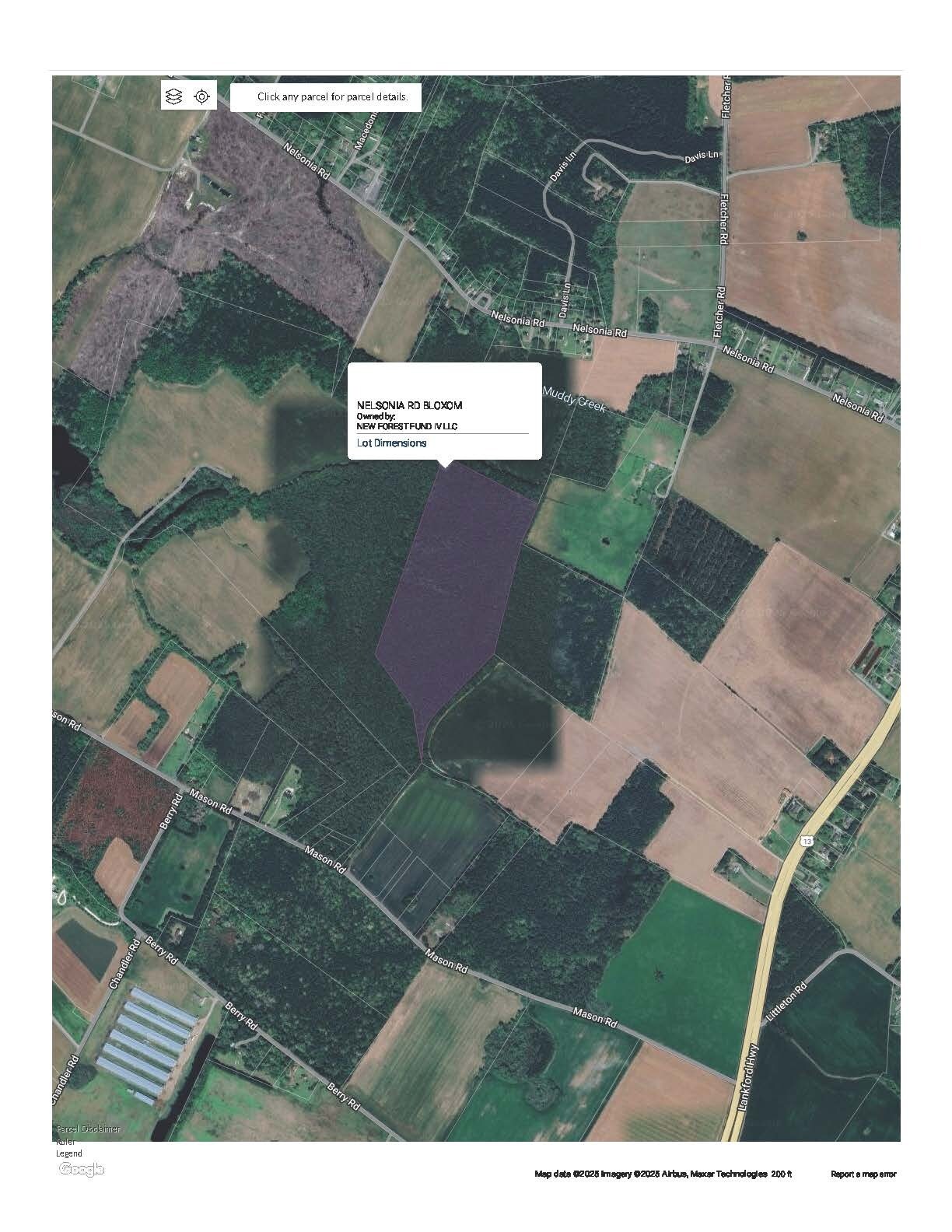 000 Nelsonia Road Rd, Bloxom, VA à vendre Aérien– Image 1 sur 2