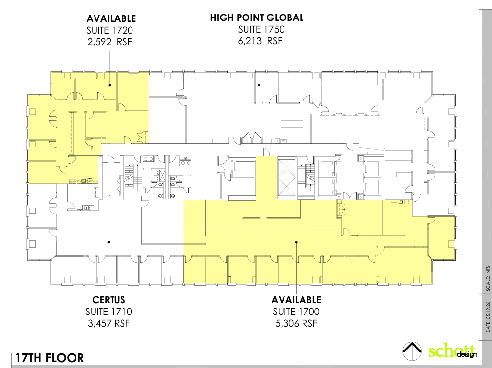 300 N Meridian St, Indianapolis, IN à louer Plan d’étage– Image 1 sur 1