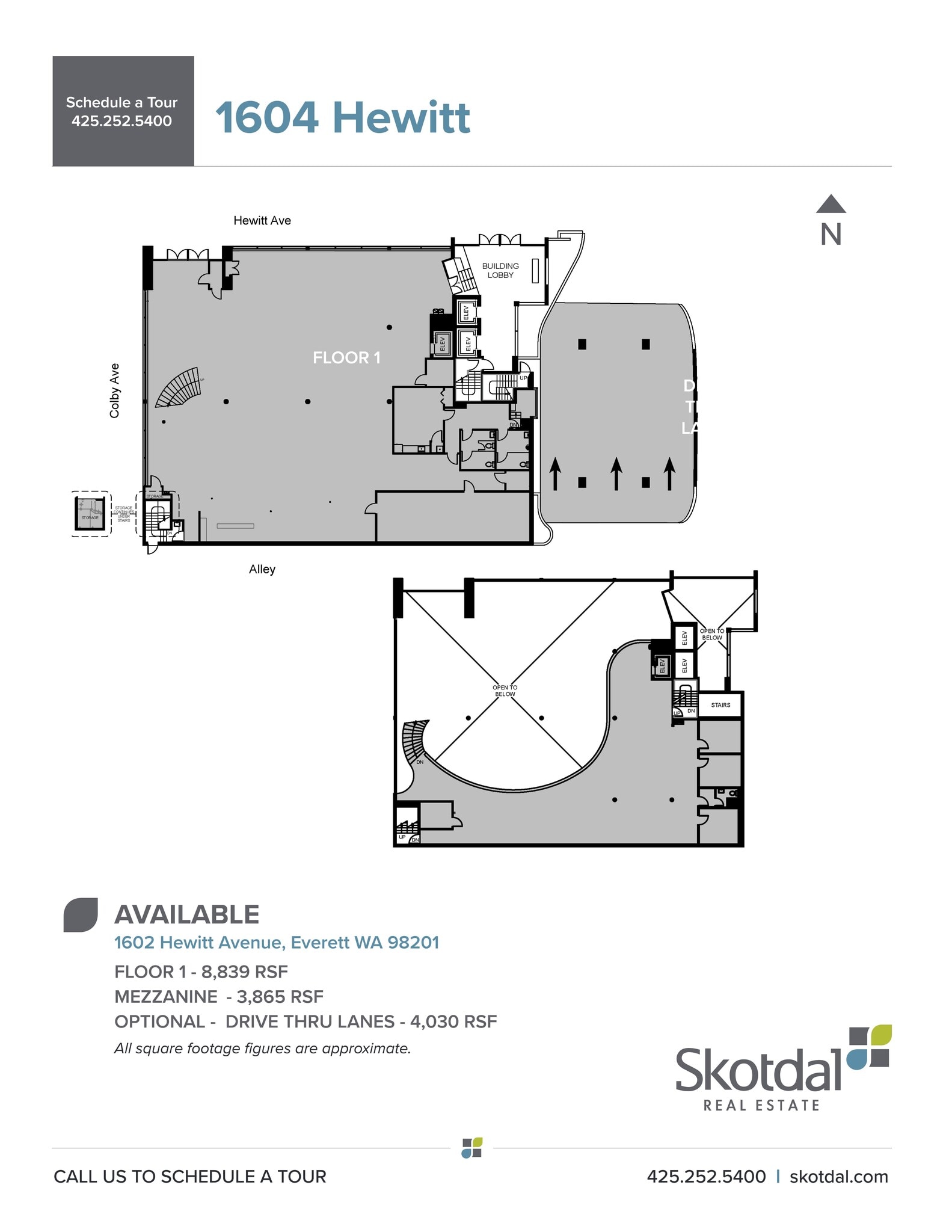 1602-1604 Hewitt Ave, Everett, WA à louer Plan de site– Image 1 sur 1