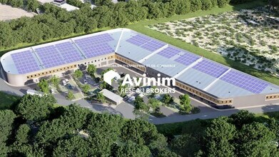 Le Pontet - VUE AÉRIENNE  vue de carte