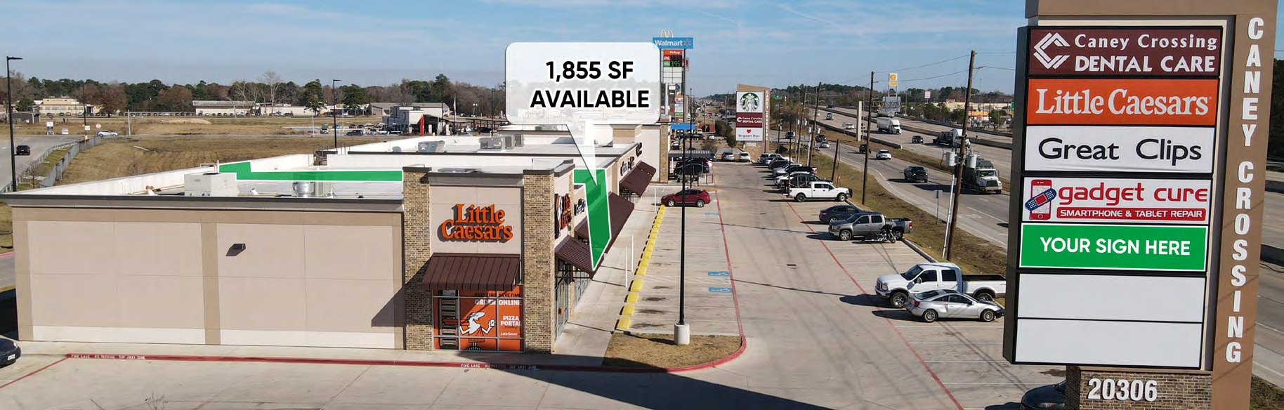 SWC Hwy 59 At FM 1485, New Caney, TX à louer Photo de l’immeuble– Image 1 sur 2