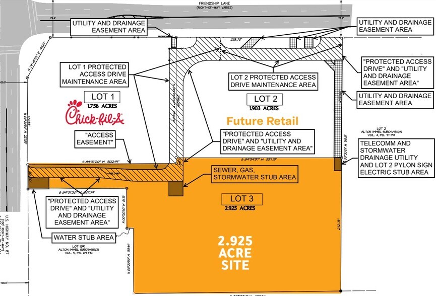US Highway 87 & Friendship Lane, Fredericksburg, TX à louer - Plan de site – Image 3 sur 4