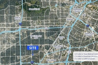 3839 N Braeswood Blvd, Houston, TX - Vue aérienne  vue de carte