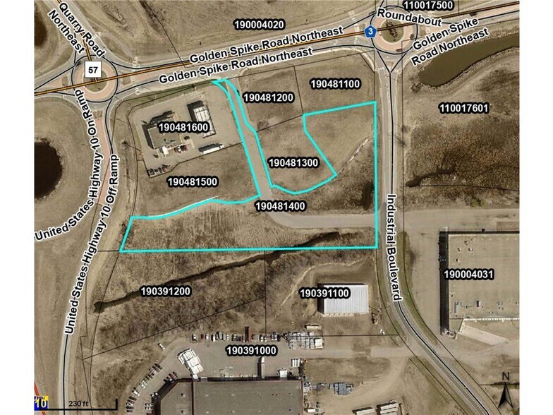970 Golden Spike NE, Sauk Rapids, MN à vendre - Aérien – Image 1 sur 6