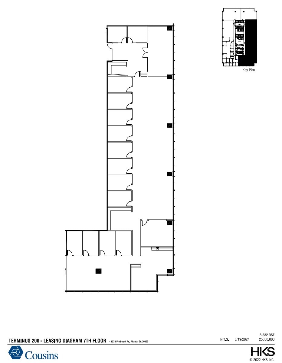 3280 Peachtree Rd, Atlanta, GA à louer Plan d’étage– Image 1 sur 1