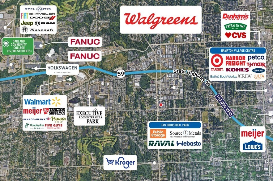 2985 Crooks Rd, Rochester Hills, MI à vendre - Photo de l’immeuble – Image 2 sur 7