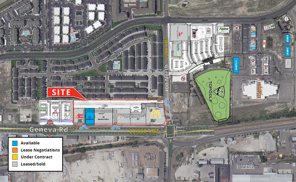 400 N Geneva Rd, Vineyard, UT à louer - Plan de site – Image 2 sur 2