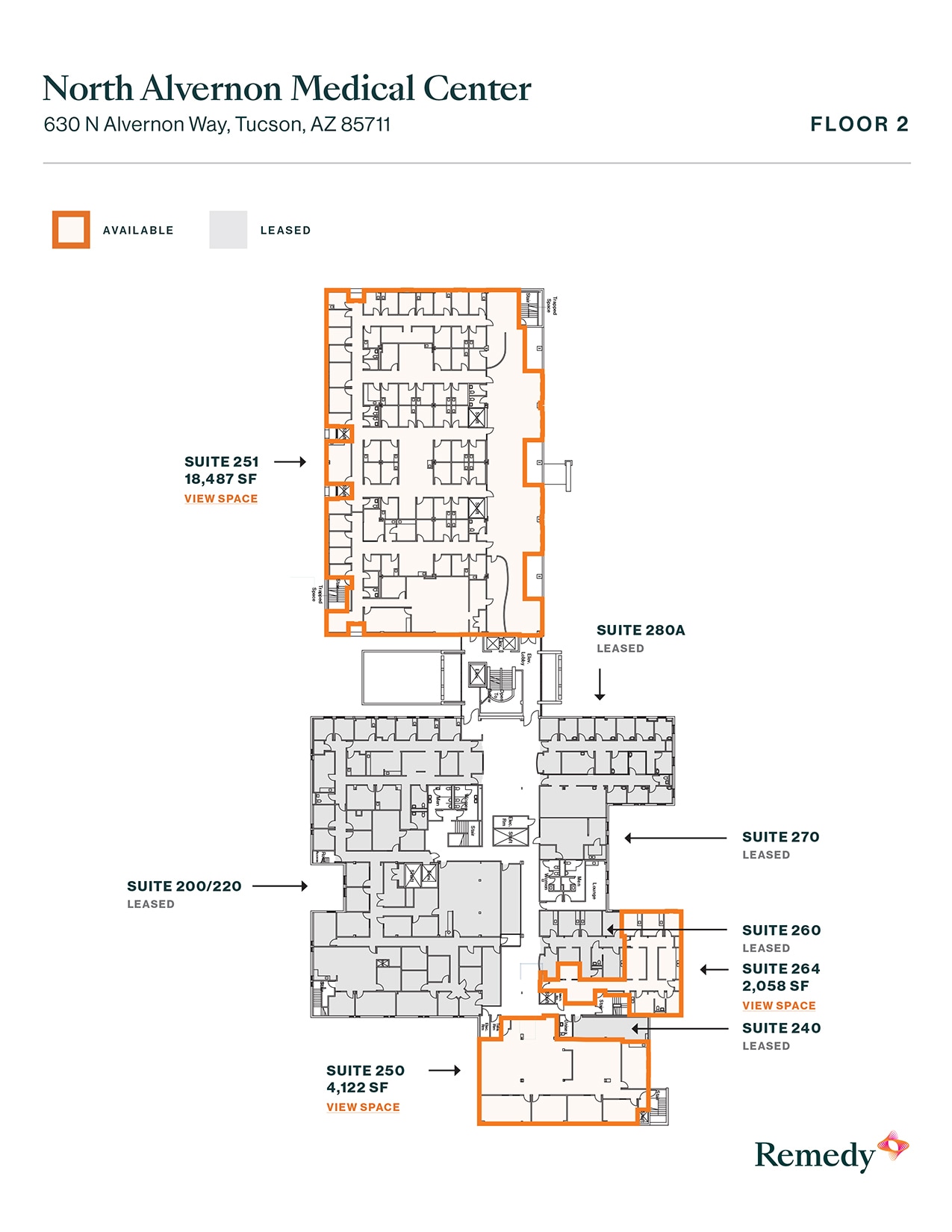 630 N Alvernon Way, Tucson, AZ à louer Plan d’étage– Image 1 sur 1