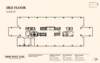 3000 Post Oak Blvd, Houston, TX à louer Plan d’étage– Image 1 sur 1