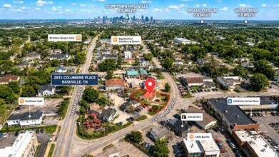 2831 Columbine Pl, Nashville, TN - Vue aérienne  vue de carte