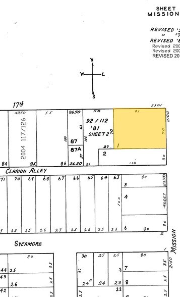 2100 Mission St, San Francisco, CA à louer - Plan cadastral – Image 2 sur 3