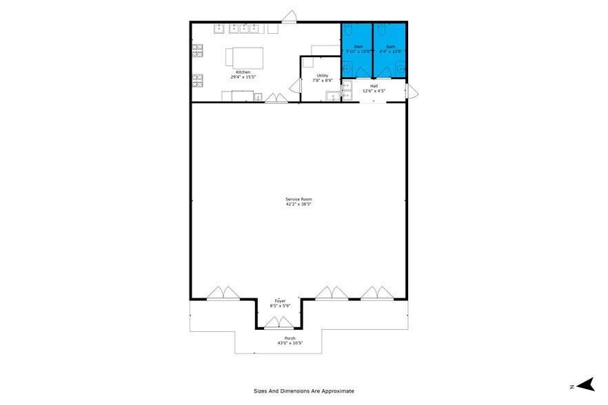 922 Saraland Blvd S, Saraland, AL à vendre - Plan d’étage – Image 2 sur 29