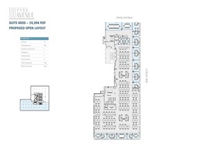 100 Park Ave, New York, NY à louer Plan d’étage– Image 1 sur 2