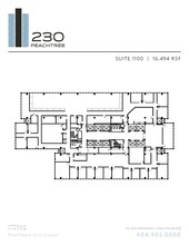 230 Peachtree St NW, Atlanta, GA à louer Plan d’étage– Image 1 sur 1