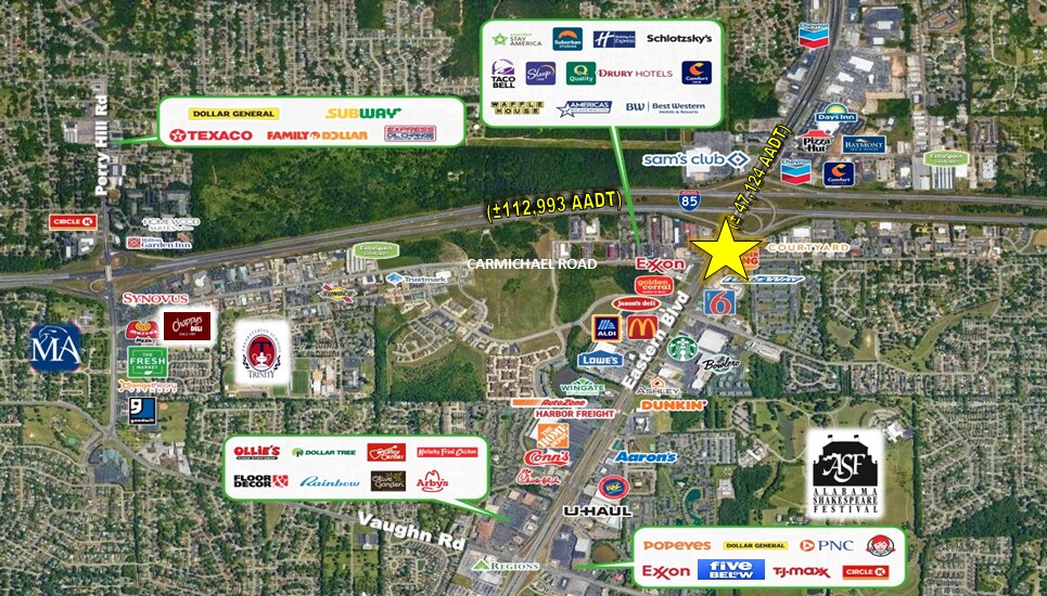 1301 Eastern Blvd, Montgomery, AL à vendre - Photo de l’immeuble – Image 2 sur 2