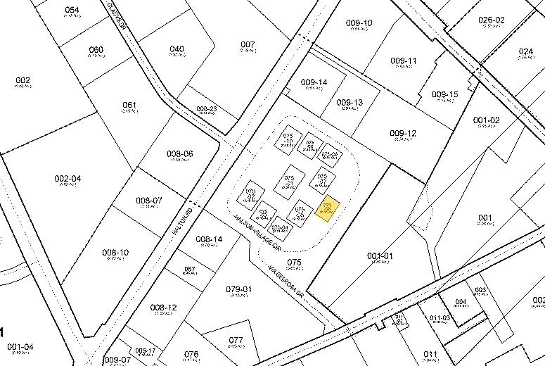 127 Halton Village Cir, Greenville, SC à louer - Plan cadastral – Image 3 sur 4