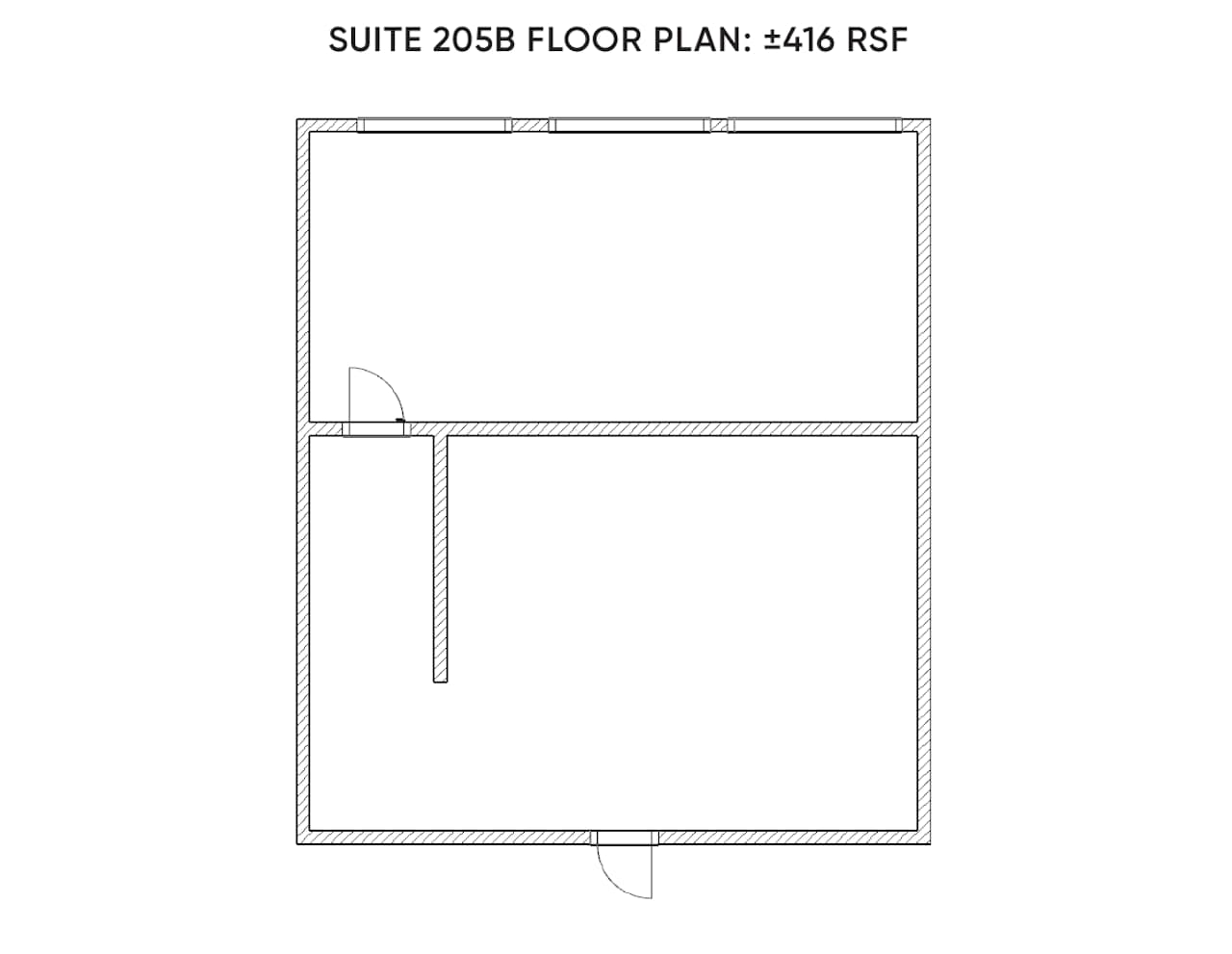 8271 Melrose Ave, Los Angeles, CA à louer Plan d’étage– Image 1 sur 3