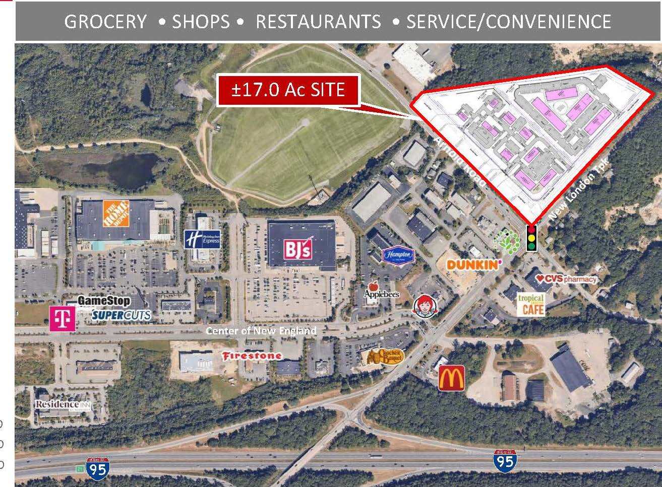 Coventry Center, Coventry, RI à louer Aérien– Image 1 sur 3