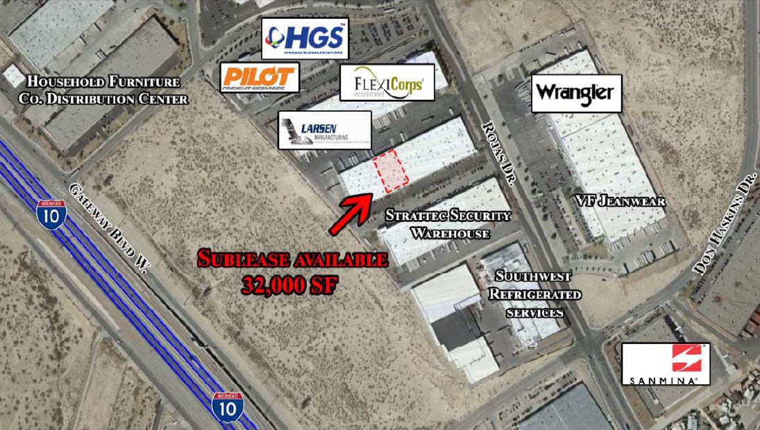 12160 Rojas Dr, El Paso, TX à louer Aérien– Image 1 sur 1