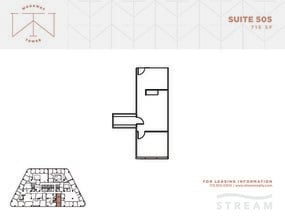 6363 Woodway Dr, Houston, TX à louer Plan d’étage– Image 1 sur 1
