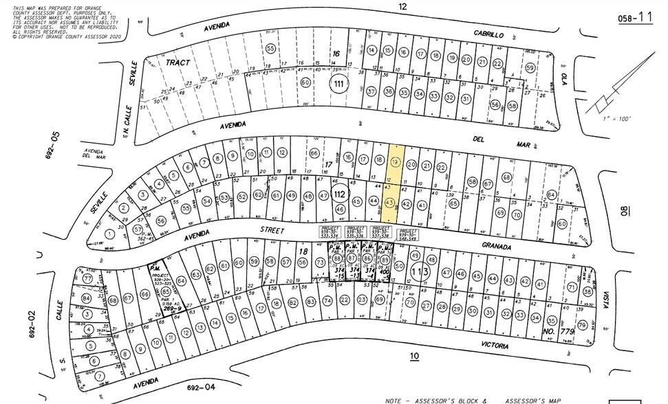 221-223 Avenida del Mar, San Clemente, CA à louer - Plan cadastral – Image 3 sur 4