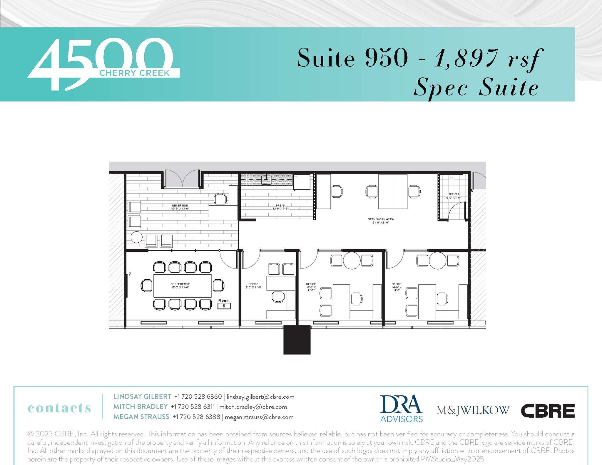 4500 S Cherry Creek Dr, Denver, CO à louer Plan d’étage– Image 1 sur 1