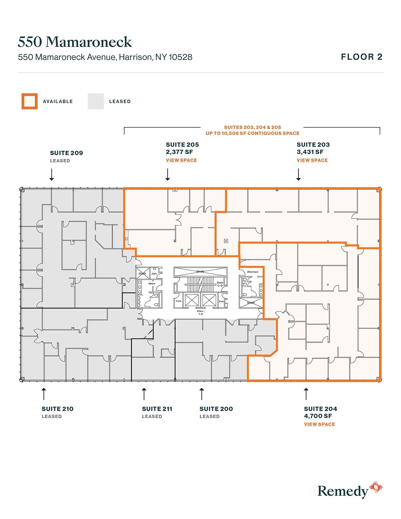 550 Mamaroneck Ave, Harrison, NY à louer Plan d’étage– Image 1 sur 1