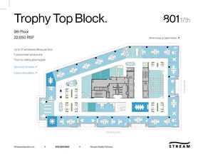 801 17th St NW, Washington, DC à louer Plan d’étage– Image 1 sur 1