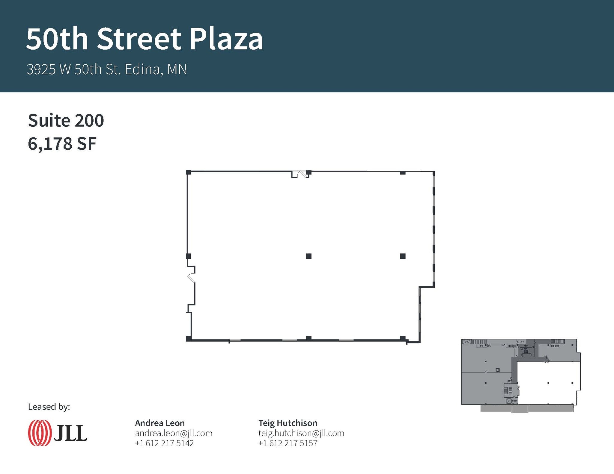 3925 W 50th St, Edina, MN à louer Plan d’étage– Image 1 sur 1
