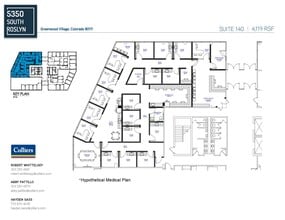 5350 S Roslyn St, Greenwood Village, CO à louer Plan d’étage– Image 2 sur 2